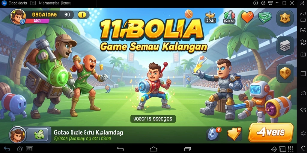 Tampilan gameplay <strong>11BOLA</strong> yang menarik dan interaktif.