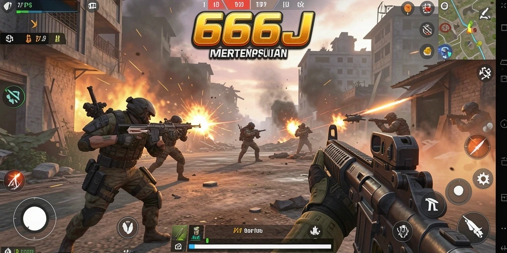 Screenshot gameplay TPS yang dinamis dan menarik.