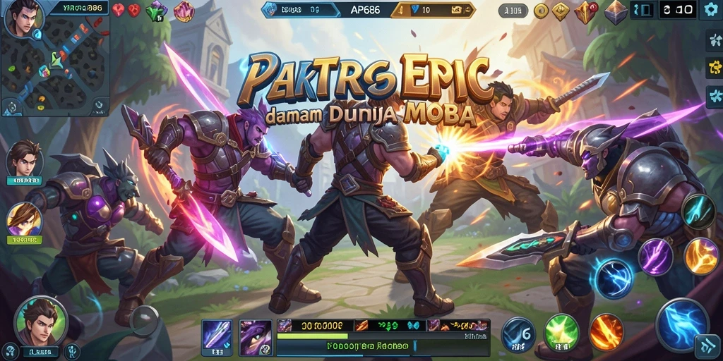 Tampilan gameplay intens dan strategi tim dalam AP686.