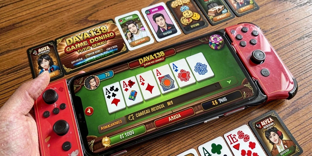 Tampilan utama gameplay Domino yang seru di DAYA138.