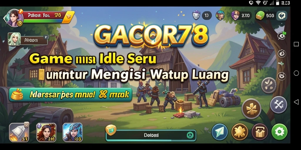 Tampilan menarik dari gameplay GACOR78 yang santai dan menghibur.