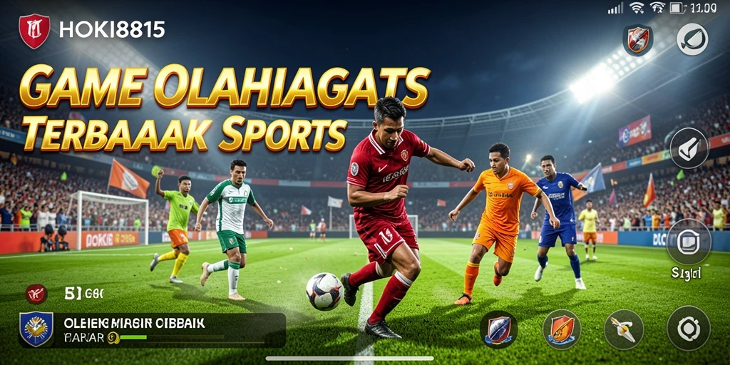 Screenshot gameplay HOKI8815 menampilkan aksi seru dalam olahraga.