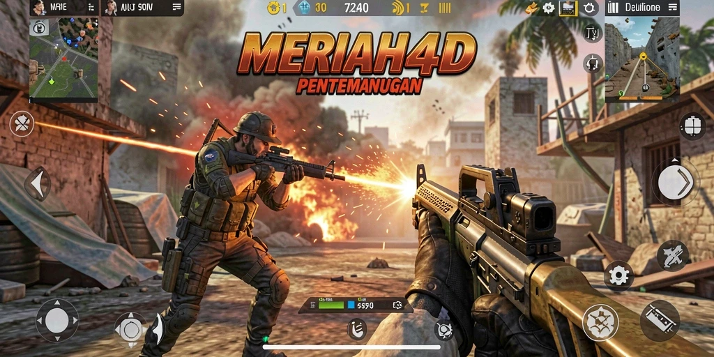 Gameplay intens MERIAH4D dengan pertempuran nyata.