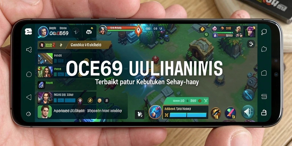 Tampilan utama OCE69 dengan fitur utilitas yang lengkap.