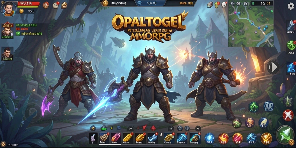 Tampilan gameplay menarik dan seru di OPALTOGEL dengan petualangan MMORPG.
