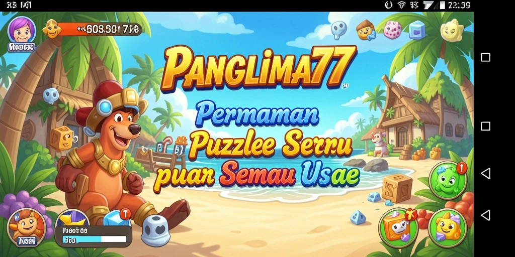Tampilan screenshot utama gameplay <strong>PANGLIMA77</strong> yang menarik dan menantang.