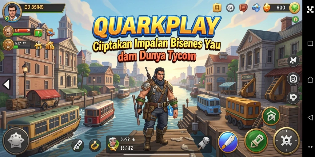 Tampilan gameplay QUARKPLAY yang seru dan menarik.