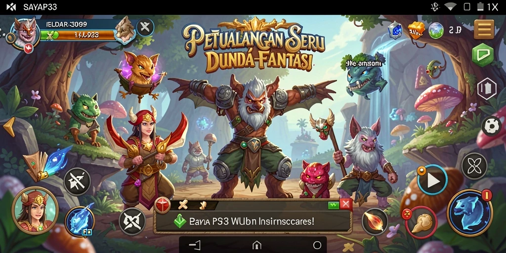 Gameplay mendebarkan dalam dunia petualangan SAYAP33.