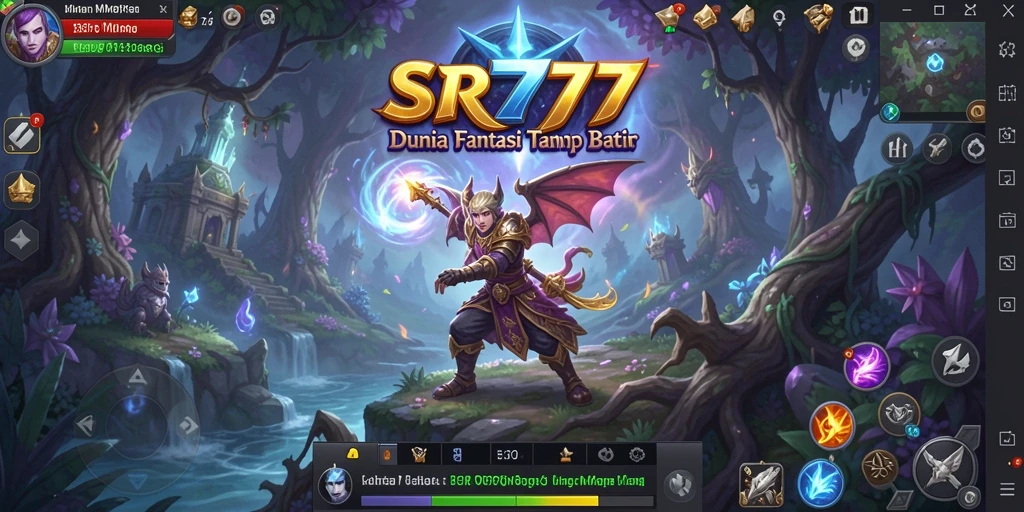 Screenshot gameplay SR777 menampilkan aksi seru di dunia MMORPG.