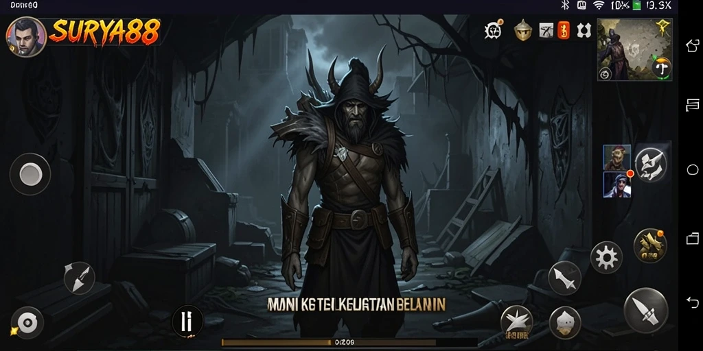Gameplay SURYA88 yang menakutkan dengan suasana kelam.