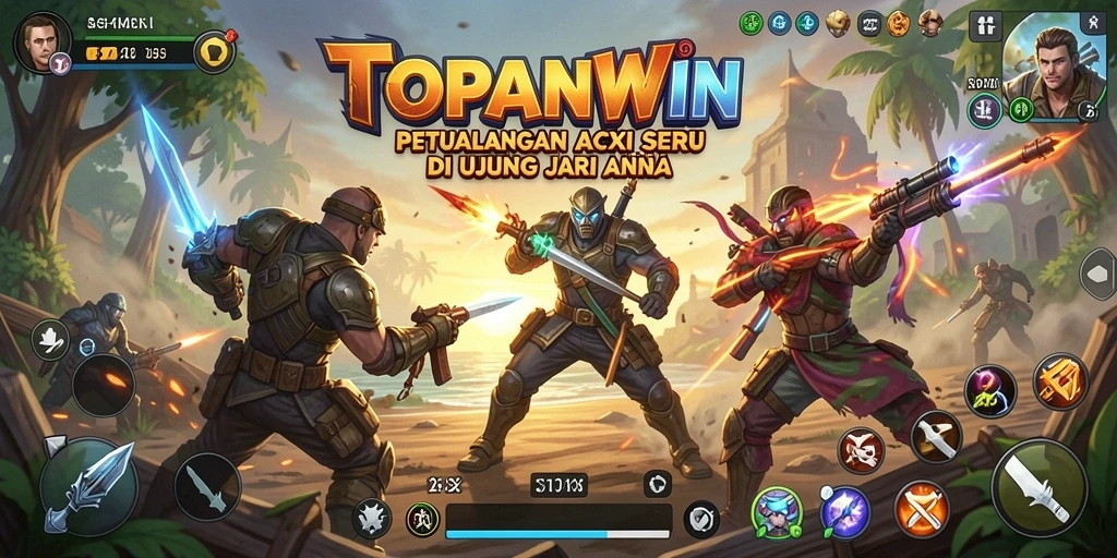 Tampilan gameplay seru dan mendebarkan di TOPANWIN.