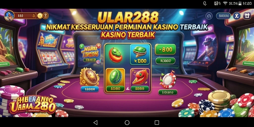Tampilan menarik dalam gameplay Kasino ULAR288 dengan berbagai pilihan permainan.